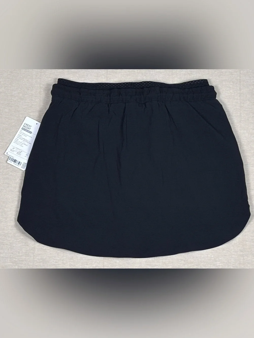 NWT Athleta Crest Skort Black Athletic Golf Tennis Running Skirt Size 4